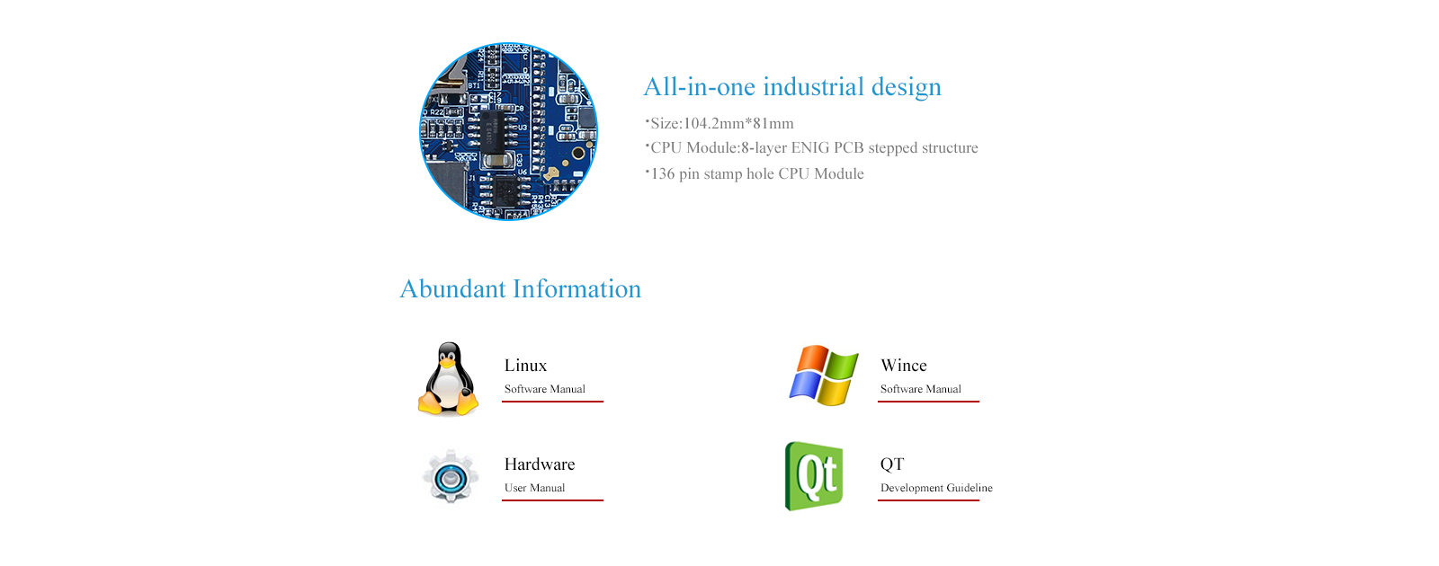 All-in-one industrial design