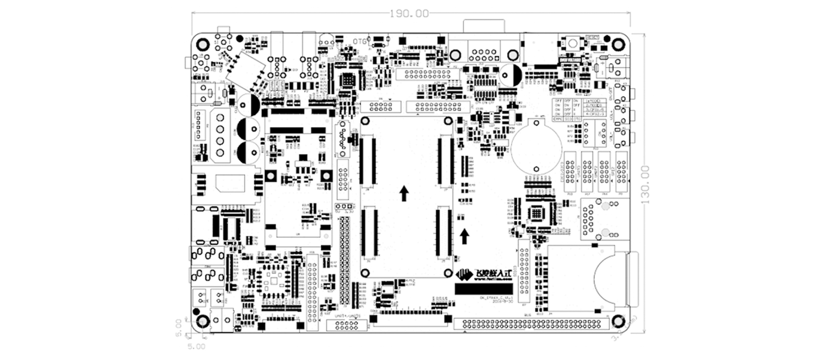 iMX6 Quad development board block diagram