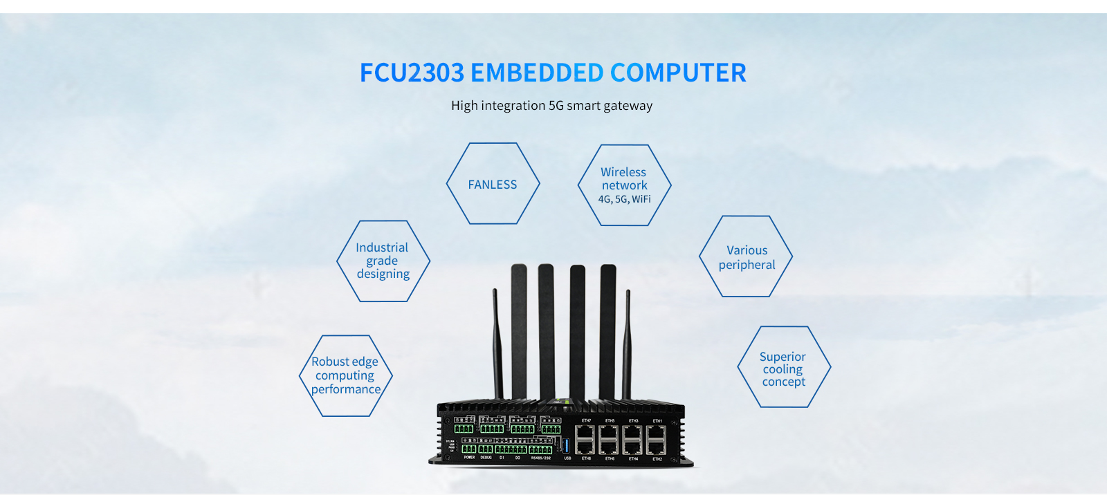 FCU2303 industrial-grade smart gateway