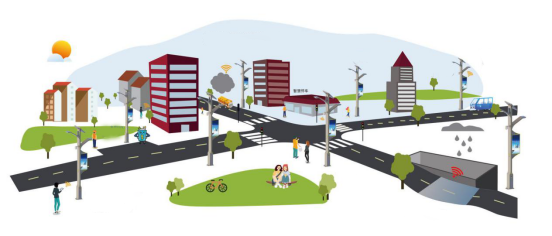 5G FCU2302 composition of the smart lamppost