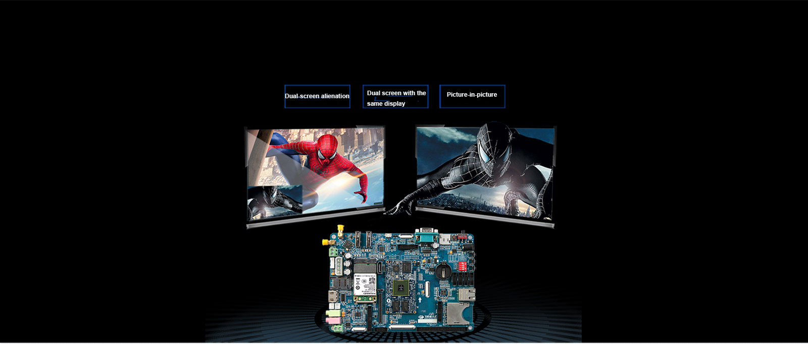 iMX6 quad core board with dual-screen