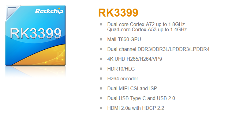 Rockchip RK3399 Parameters