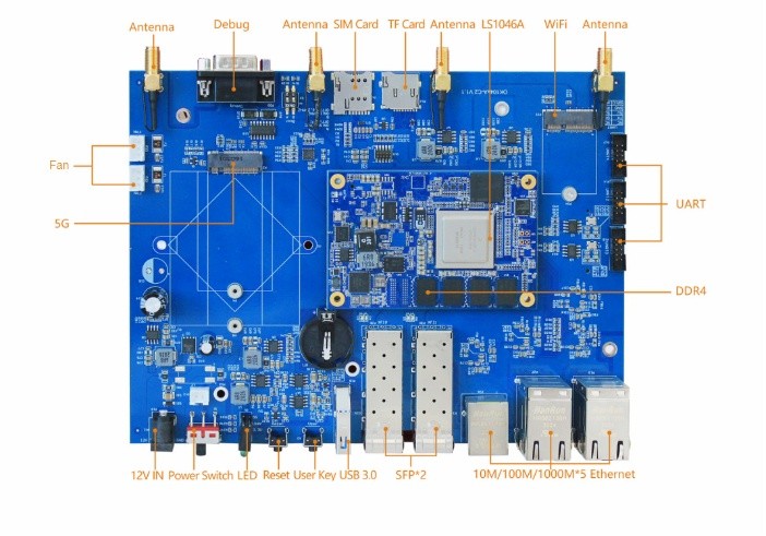 LS1046A single board computer