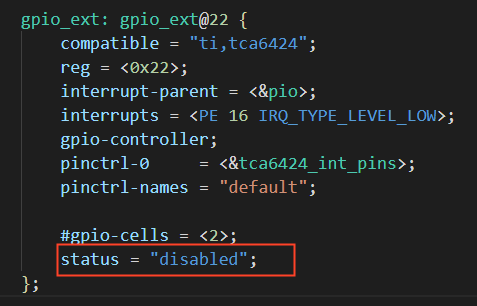 Turn off IO expansion chip function