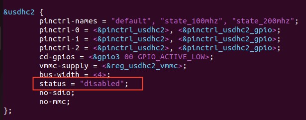 USDHC2 function