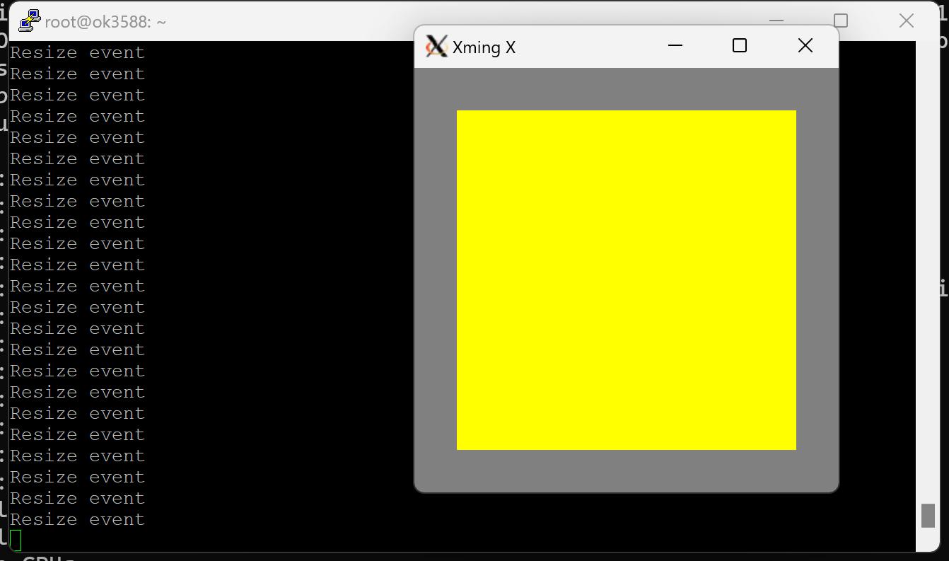 Running glxdemo Running glxdemo