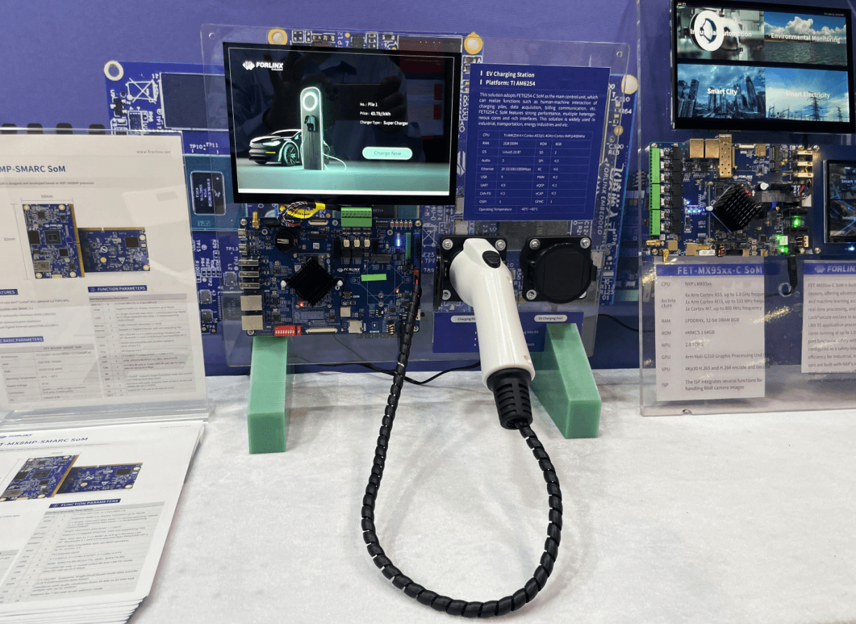 Charging Station Demo built on the FET6254-C SoM