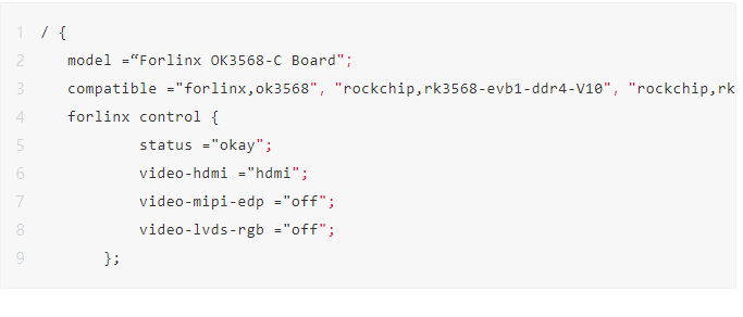 OK3568-C development board Modify the device tree