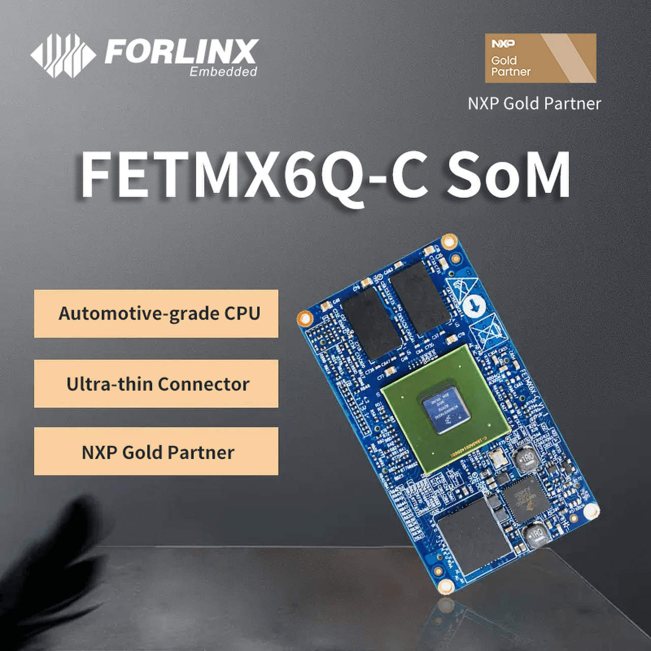 Folinx Embedded FETMX6Q-C SoM