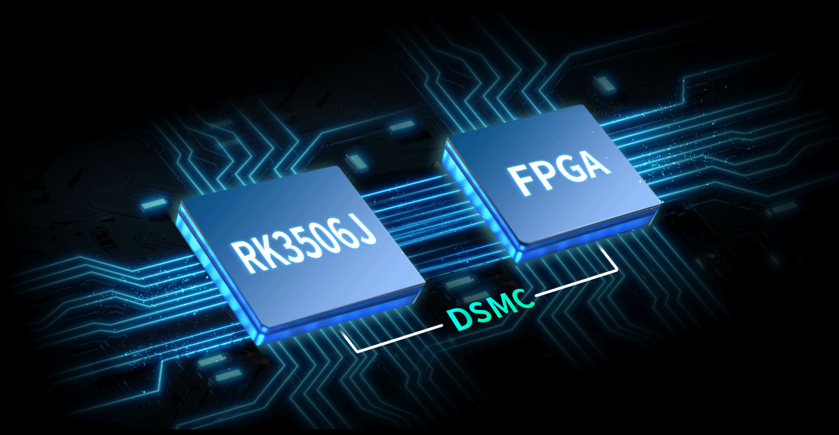 Rockchip RK3506J system on module/single board computer High-Speed Parallel Bus Interface DSMC