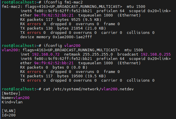 OK1046A-C Development Board 2 initial network configuration check