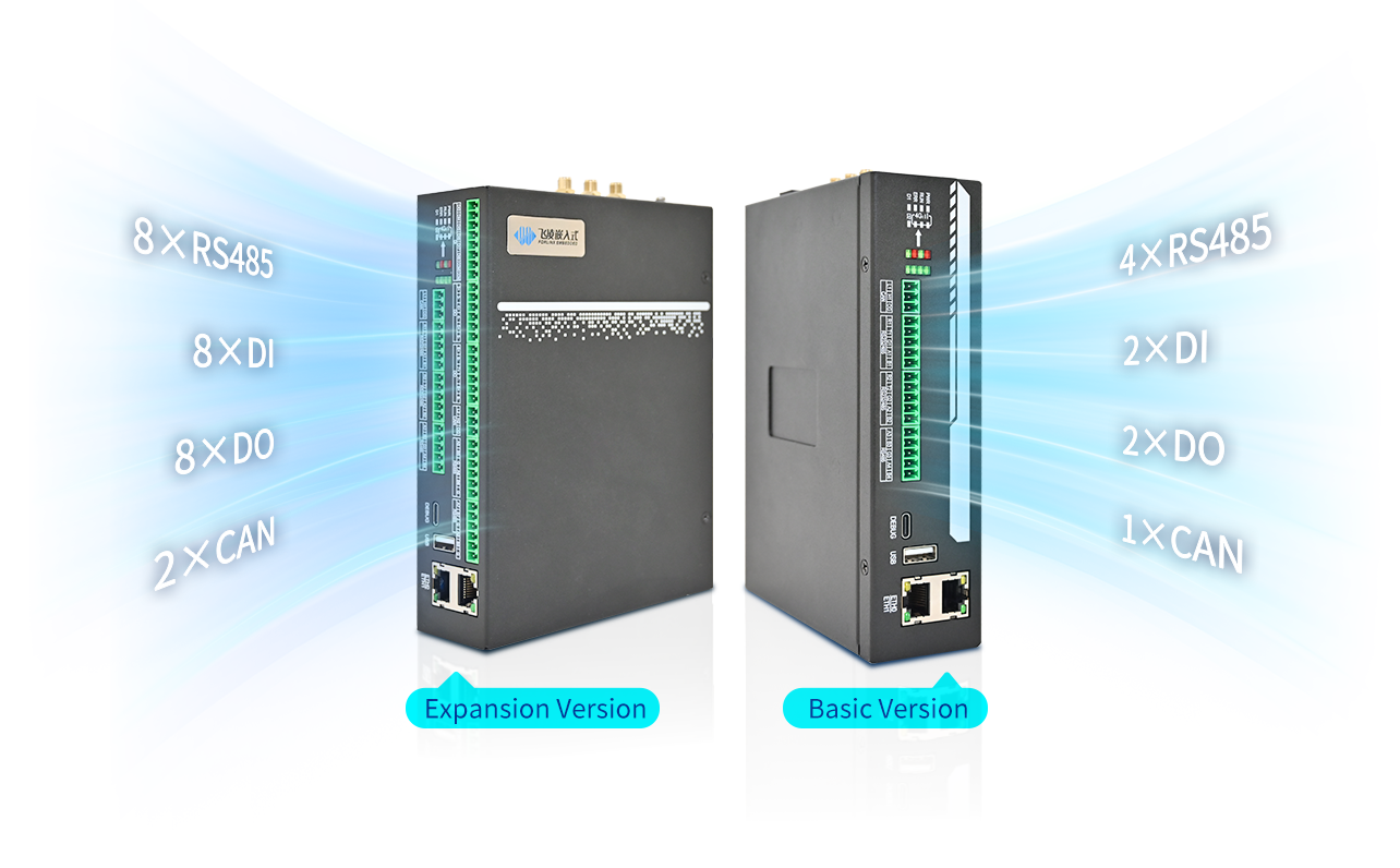 FCU1501 Industrial Embedded Computer Two Interfaces within the Same Dimensions for Flexible Gateway Applications