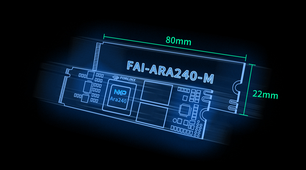 Integration of FAI-ARA240-M with NXP i.MX8M Plus and i.MX95 via M.2 interface