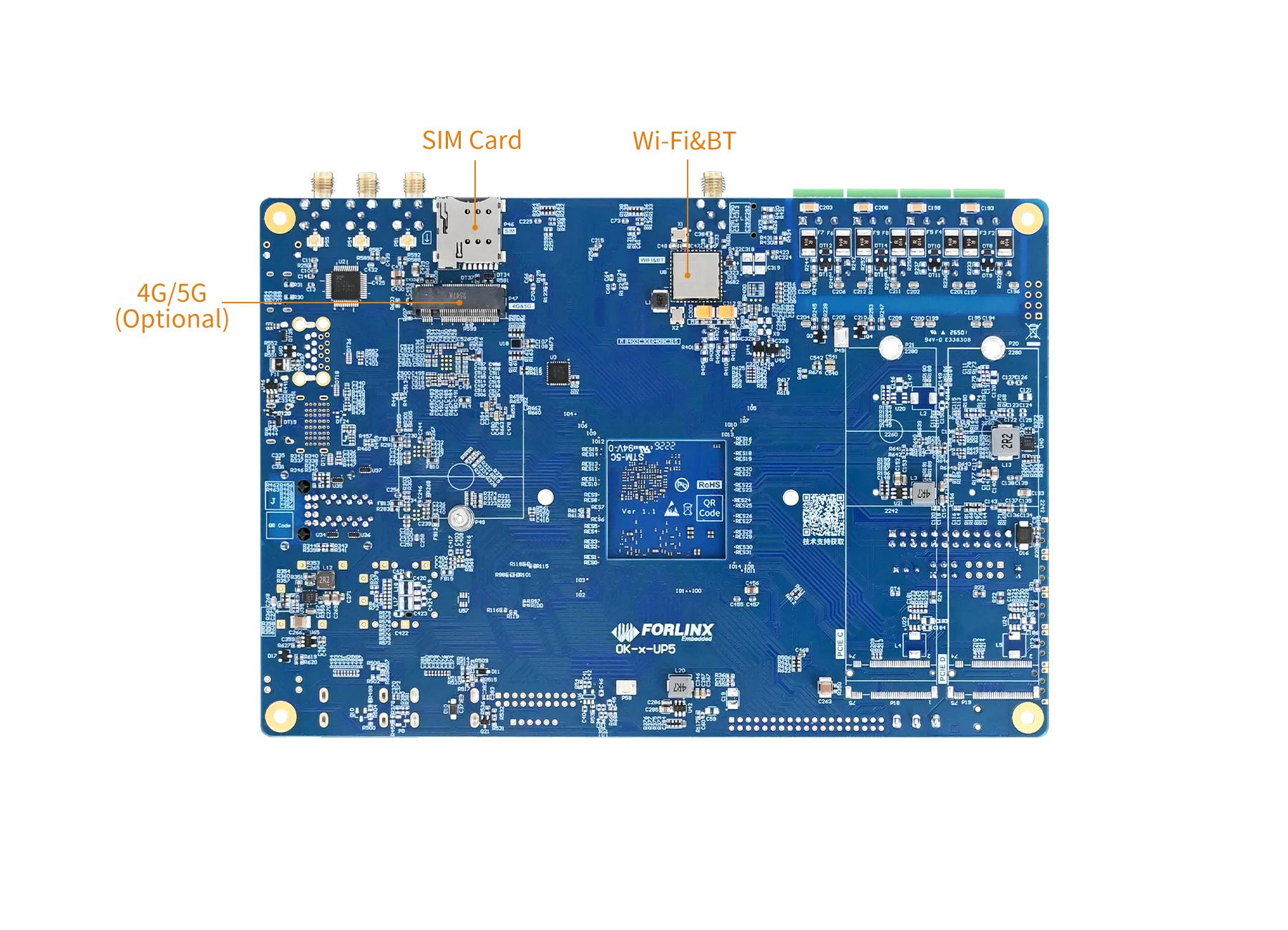 OK3588-UP5 board back