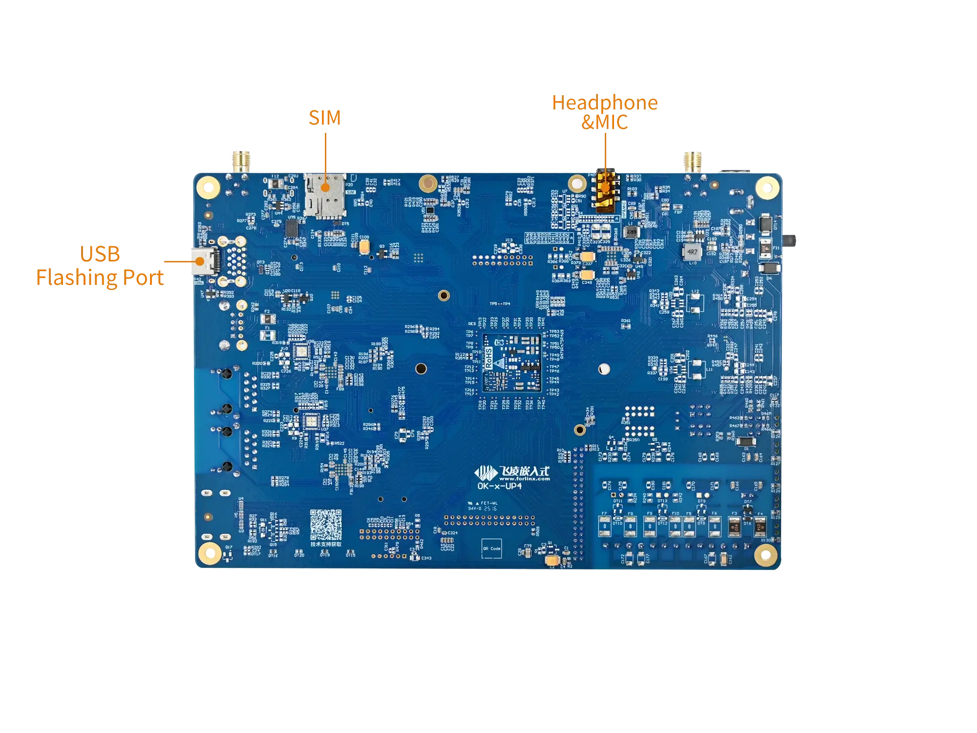 OK527N-UP4 board back